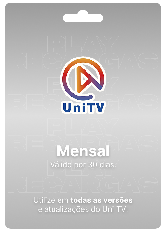 Gift Card UNITV - Mensal